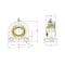 Ami Bearings SINGLE ROW BALL BEARING, 5/8'' ZINC WIDE SET SCREW BLACK TAPPED BASE PILLOW BLOCK UCTBL202-10MZ2B - alternate 2